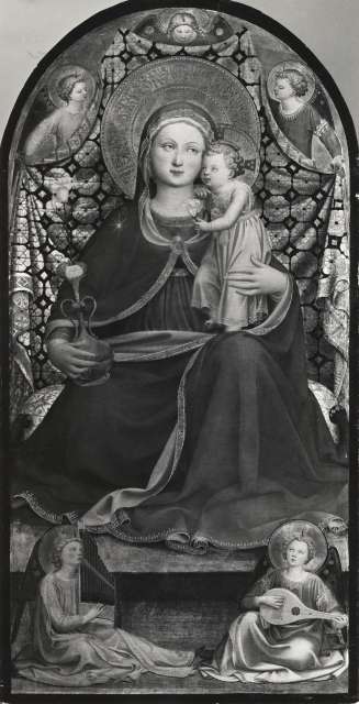 Brunel — Guido di Pietro (Beato Angelico) - sec. XV - Madonna con Bambino e angeli — insieme
